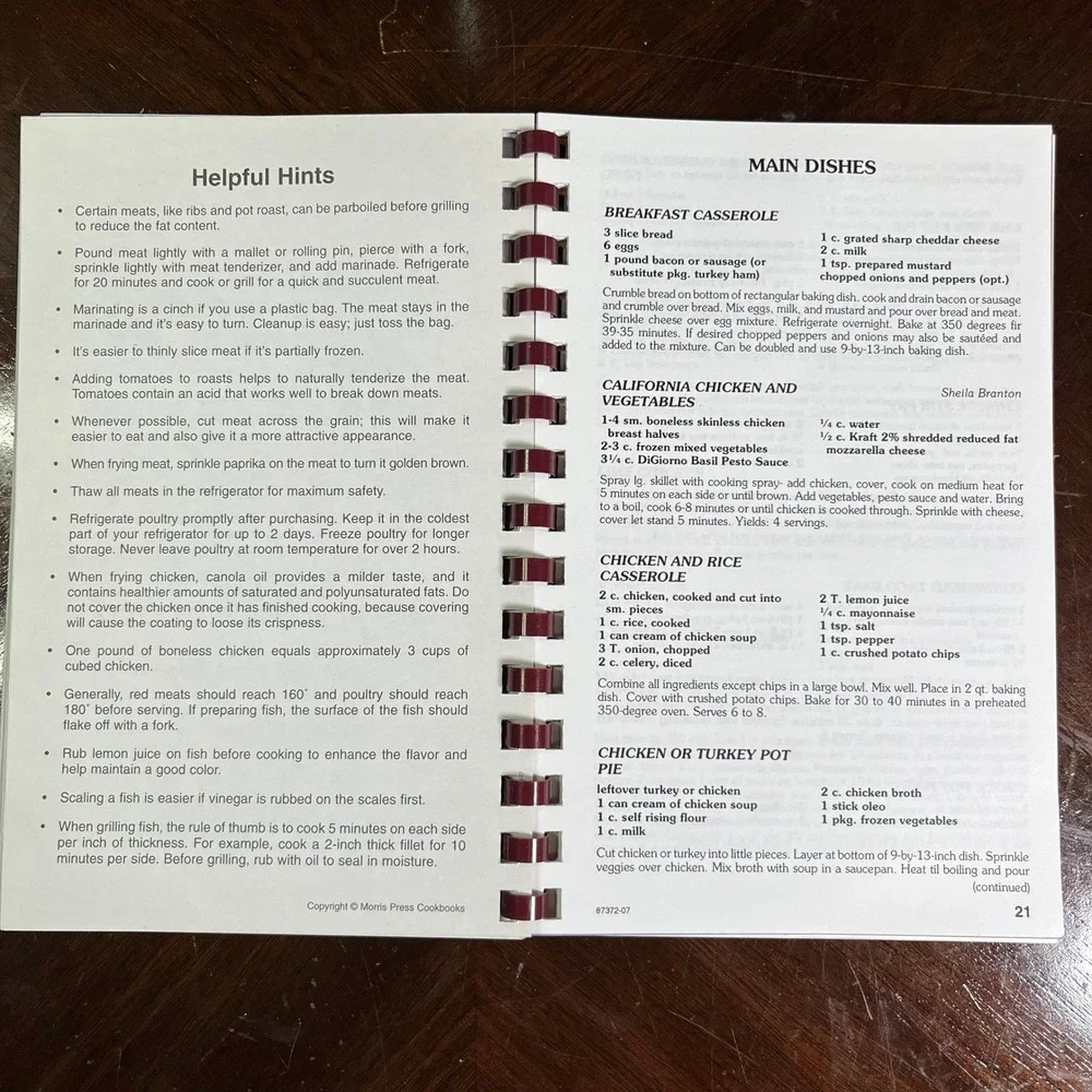 Vintage 2008 Jonesborough TN Community Cookbook Curves Local Recipes